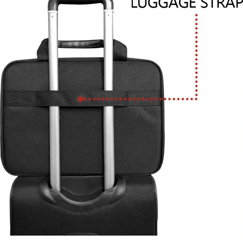 Kroser Laptop & Tablet Briefcase Bag 15.6 Inch Water Repellent With RFID Pockets